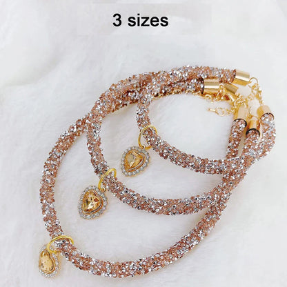 Luxury Crystal Cat Collar