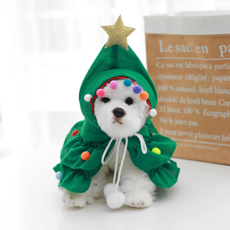 Christmas Pet Clothing Christmas Tree