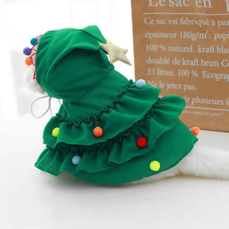 Christmas Pet Clothing Christmas Tree